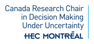 Chaire de recherche du Canada sur la prise de décision en incertitude Logo